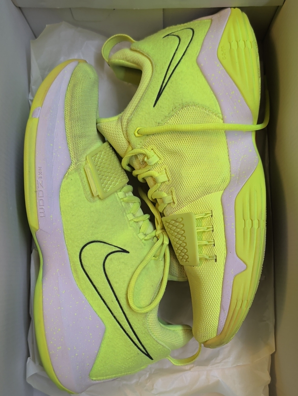 Nike PG1 Volt Tennis Ball Shoes Paul George